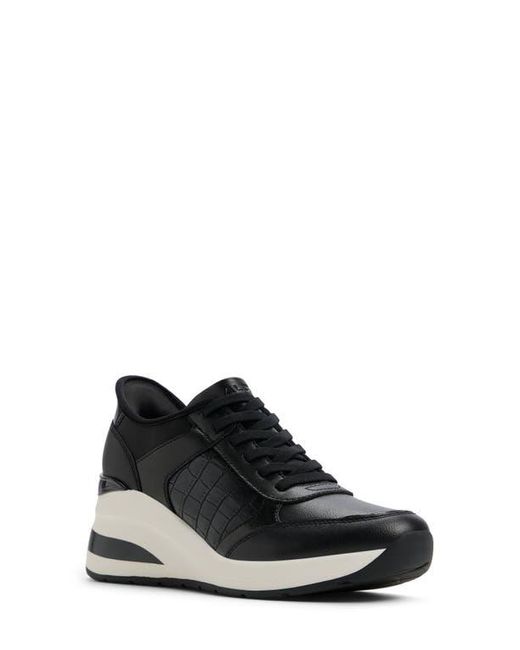 ALDO Black Iconistep Wedge Sneaker