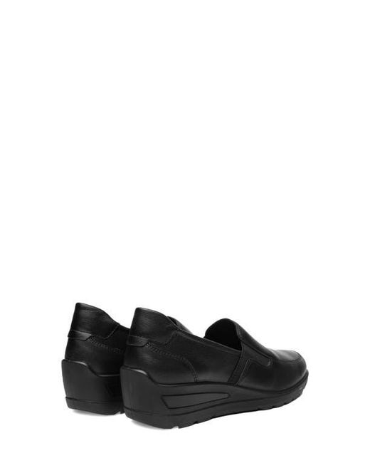 Ara Black Zen Wedge Loafer