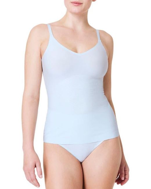 Spanx Blue Spanxshape Invisible Cotton Blend Cami