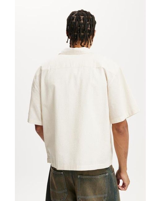 Cotton On White Ventura Short Sleeve Shirt for men