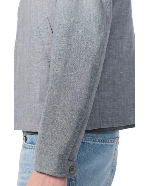 Rag & Bone Gray Melrose Donegal Wool Blend Zip Jacket for men