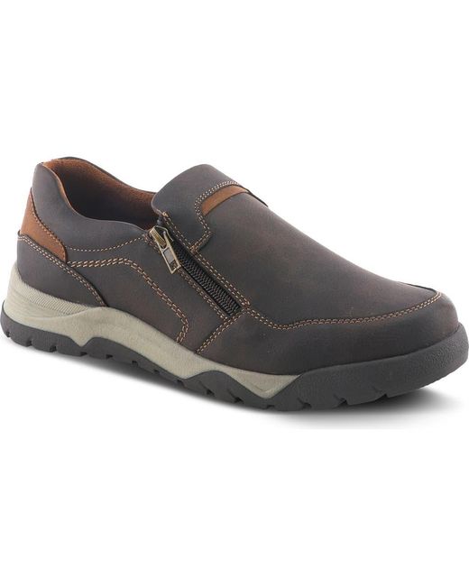 Spring Step Gray Elijah Slip-On for men