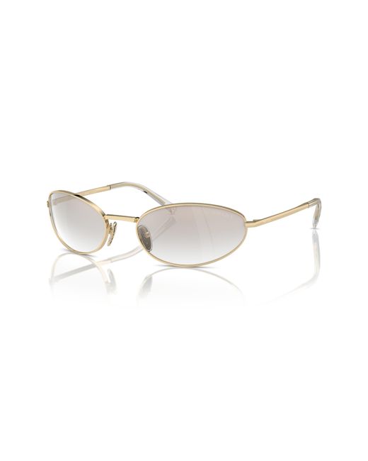 Prada Multicolor 59mm Oval Sunglasses for men