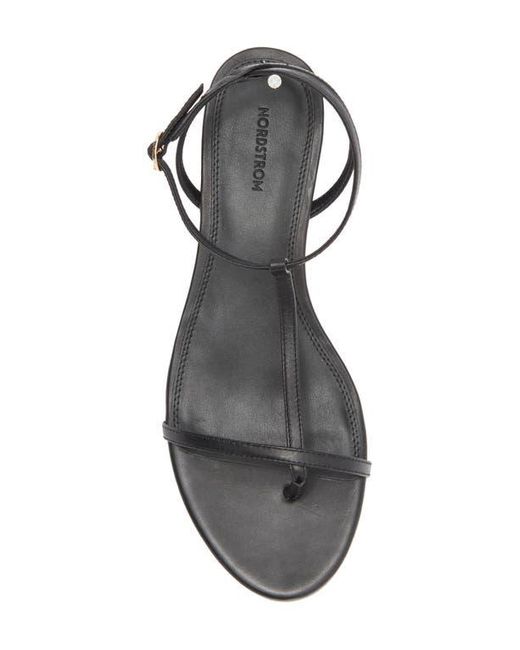 Nordstrom White Meggan Ankle Strap Sandal