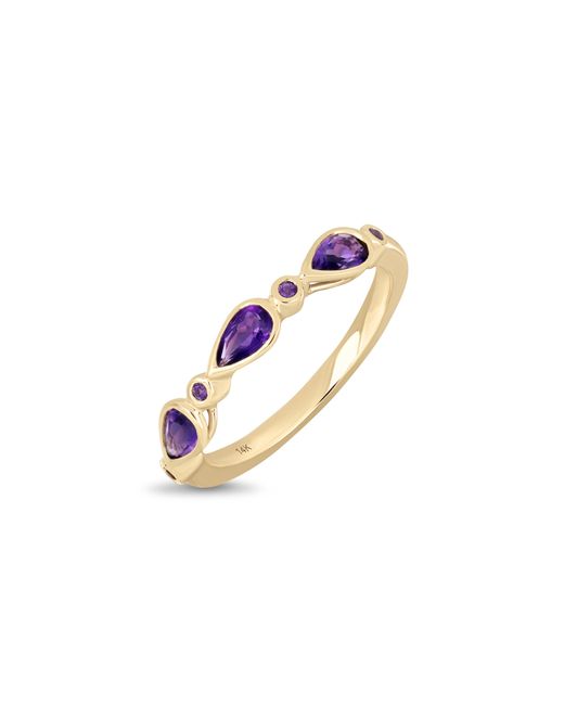 Bony Levy Blue Color Stackable Ring (Online Trunk Show)