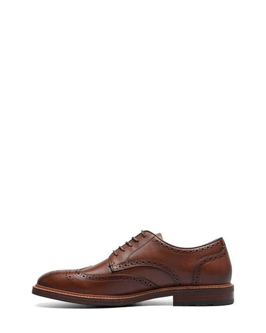 Florsheim Brown Anthem Wingtip Blucher for men