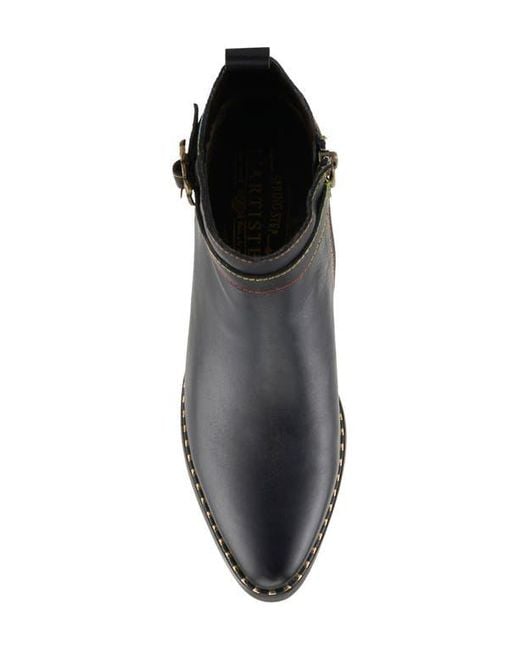 Spring Step Black Acree Bootie