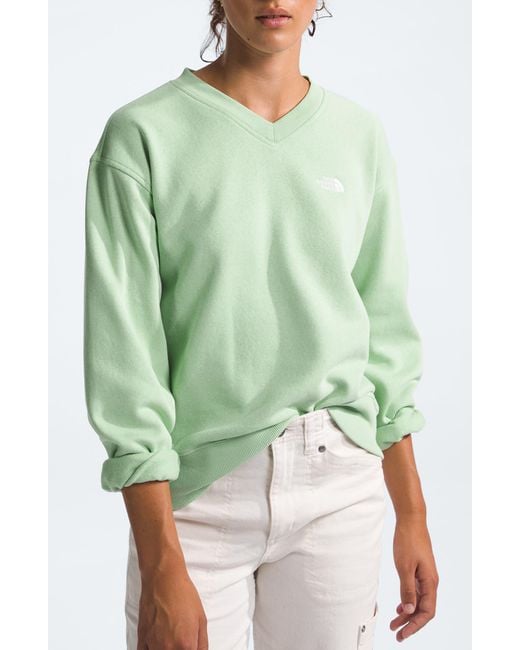 The North Face Green Evolution V-neck Sweatshirt
