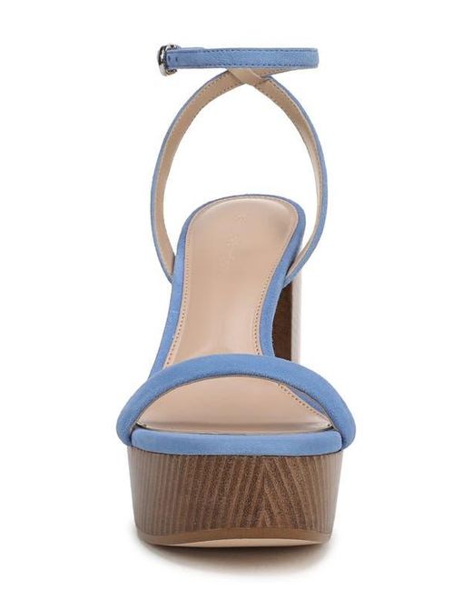 FAVORITE DAUGHTER Blue Ruby Ankle Strap Platform Sandal