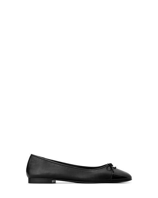 Tory Burch Black Cap Toe Ballet Flat