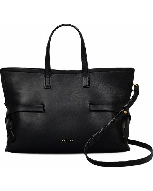 Radley Black Fleet Street Open Top Crossbody Bag