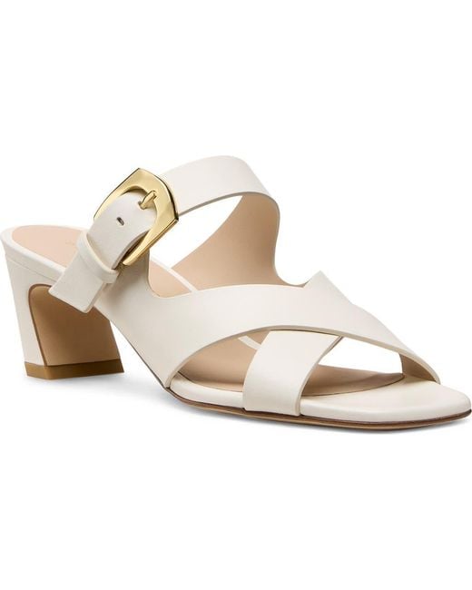 Stuart Weitzman Metallic Sai Slide 50