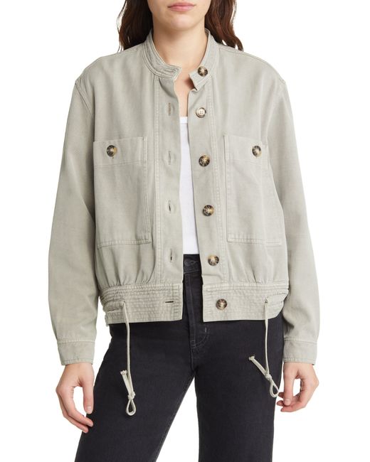 Rails Alma Cotton Blend Jacket in Gray | Lyst
