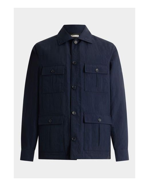 Bally Blue Overshirt for men