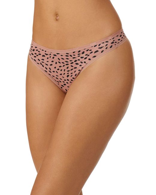 DKNY Multicolor Table Tops Microfiber Thong