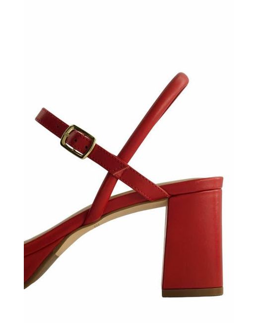 Bernardo Red Canto Platform Sandal