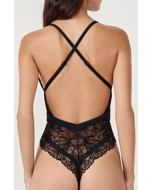 Etam Black Hedonisme Lace Teddy
