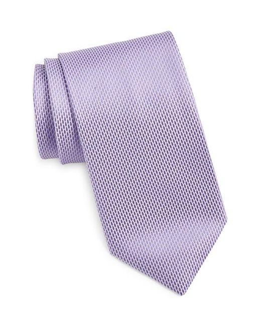 Canali Purple Solid Silk Tie for men