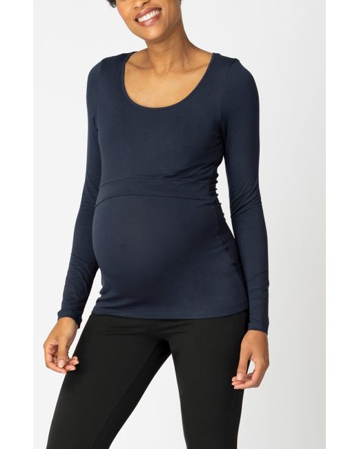 Seraphine Gray Assorted 2-pack Maternity/nursing Tops