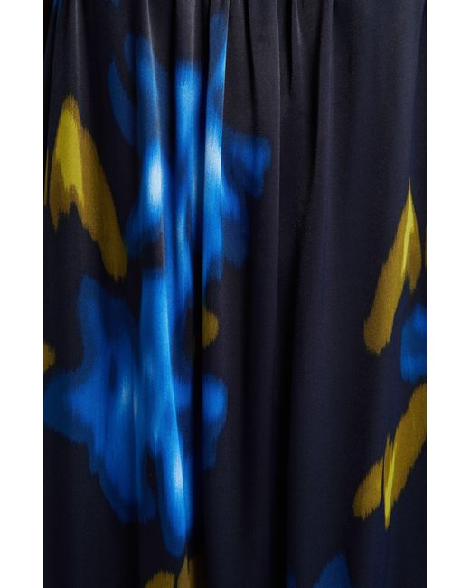 Nordstrom Blue Sleeveless Shift Maxi Dress
