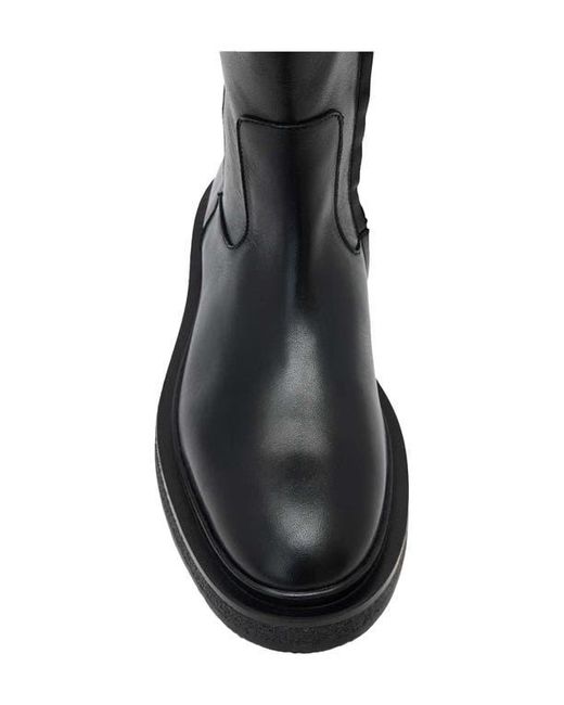 AllSaints Black Escher Rider Knee High Boot