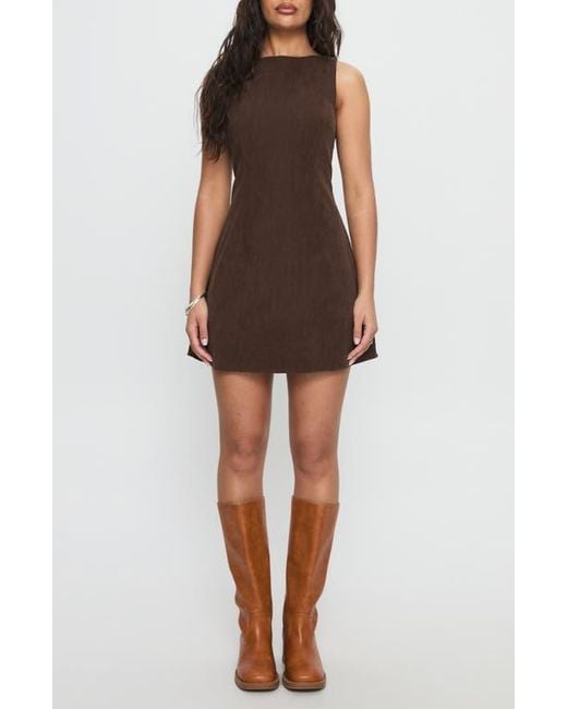Princess Polly Alfalfa Sleeveless Corduroy Minidress in Brown | Lyst Princess Polly Alfalfa Sleeveless Corduroy Minidress in Brown | Lyst