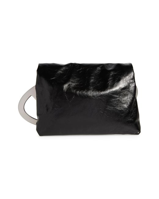 DIESEL Black Diesel Big-d Leather Pouch