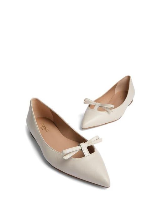 L.K.Bennett Multicolor Lynne Mini Bow Pointed Toe Flat