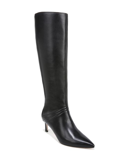 27 EDIT Naturalizer Black Falencia Knee High Pointed Toe Boot
