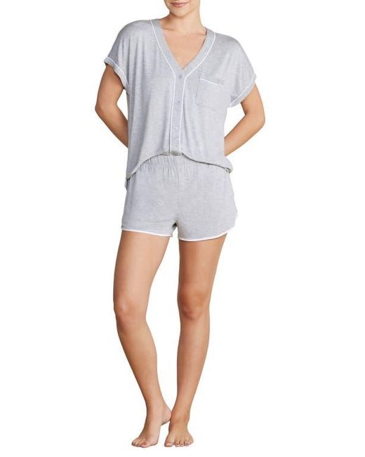 Malibu Collection Soft Jersey Piped Lounge Set
