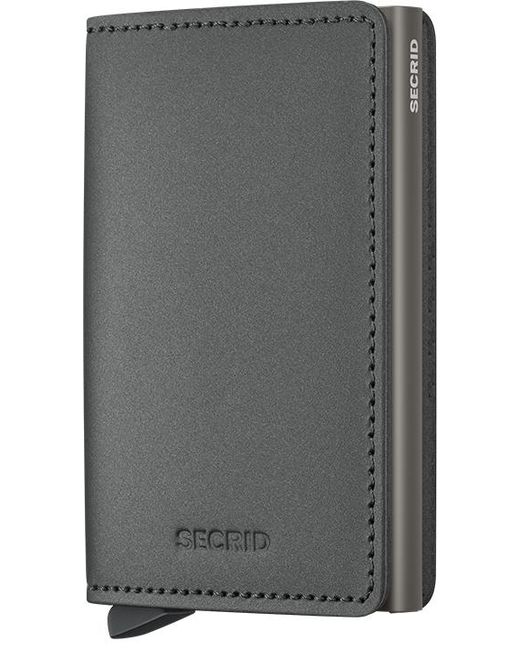 Secrid Gray Slimwallet Matte for men