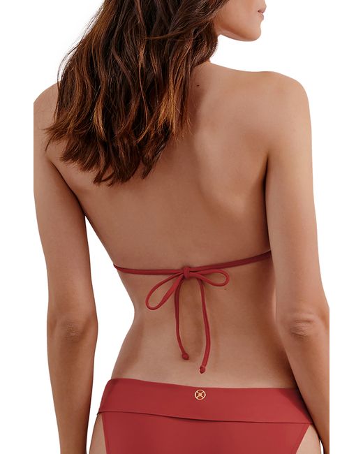 ViX Red Bia Solid Bikini Top