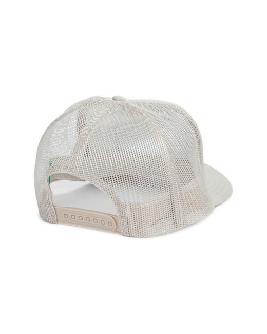 Friday Feelin Metallic Sunray Smile Patch Trucker Hat