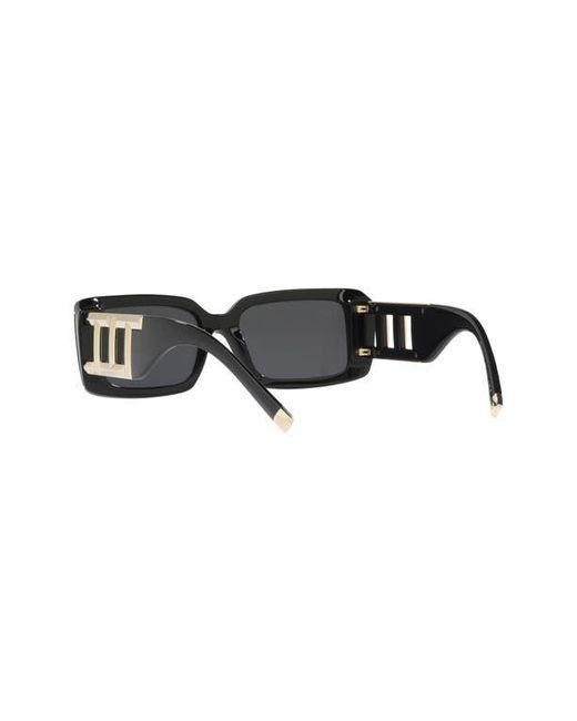 Tiffany & Co Black 62Mm Oversize Rectangular Sunglasses