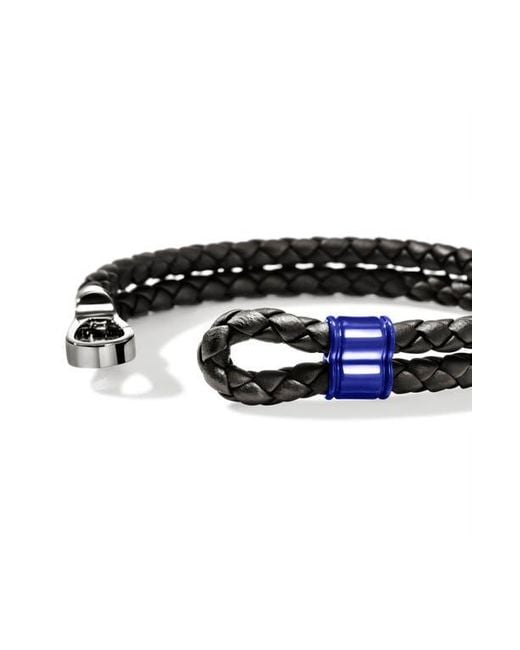 John Hardy Black Double Layer Bracelet for men
