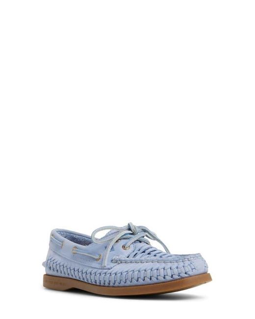 Sperry Top-Sider White Authentic Original 2-Eye Woven Boat Shoe