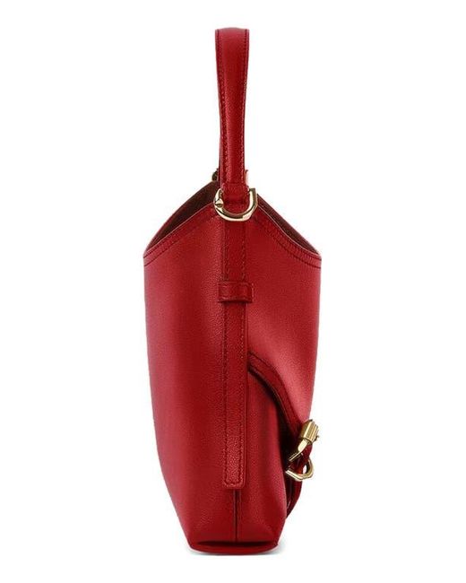 Givenchy Red Nano Voyou Leather Crossbody Bag