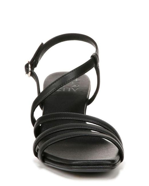 Naturalizer Black Galaxy Slingback Sandal