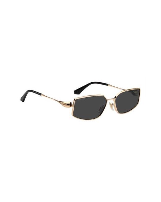 Etro Black 59Mm Rectangular Sunglasses