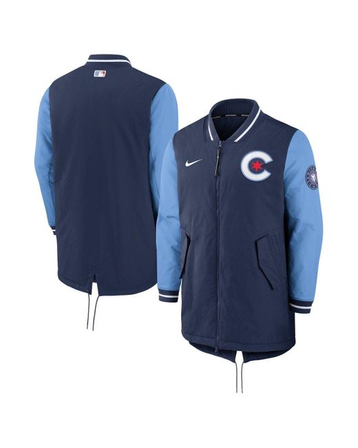 Nike Chicago Cubs Authentic Collection City Connect Dugout Performance ...