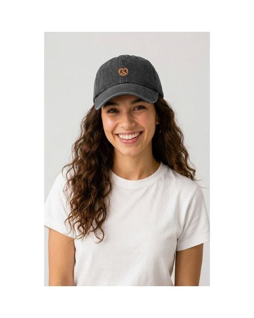 Alix Gray Pretzel Dad Cap