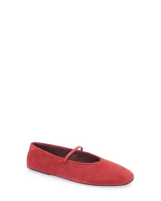 Jeffrey Campbell Red Dancerina Mary Jane Ballet Flat