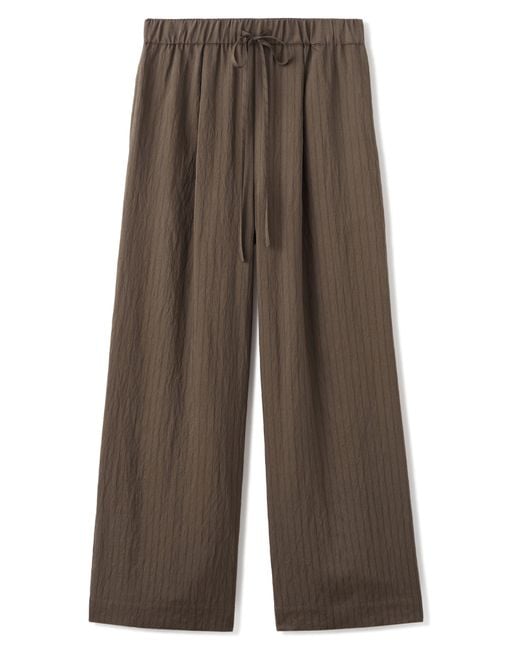 Mango Brown Pantalon Tatu Drawstring Pants
