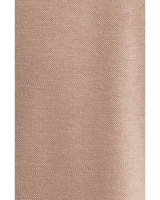 Bugatchi Natural Quarter Zip Polo for men