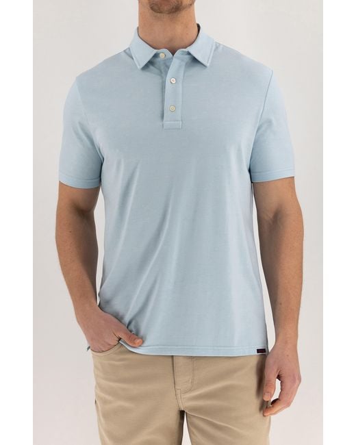 DEVIL-DOG DUNGAREES Blue Feeder Polo for men
