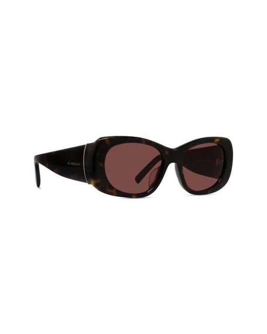 Givenchy Brown 53Mm Geometric Sunglasses