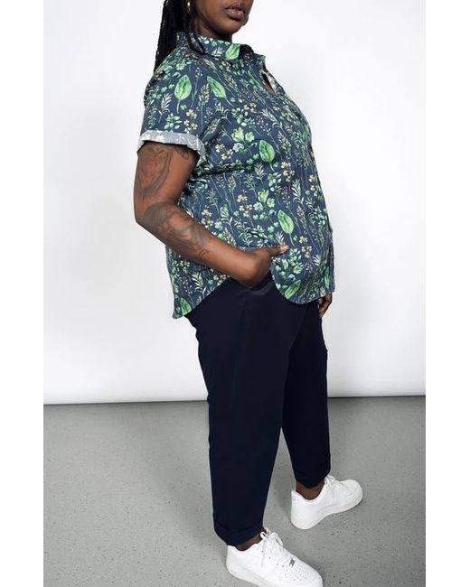 WILDFANG Blue The Essential Button Up