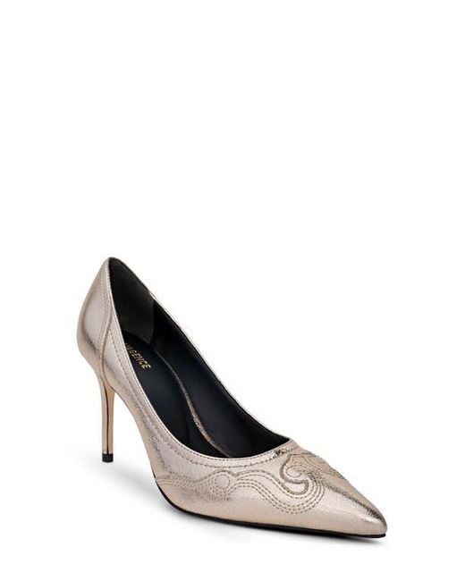 L'Agence White Amandine Pointed Toe Pump