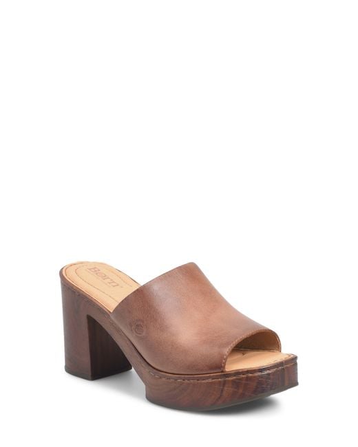 Børn Brown Nix Platform Slide Sandal