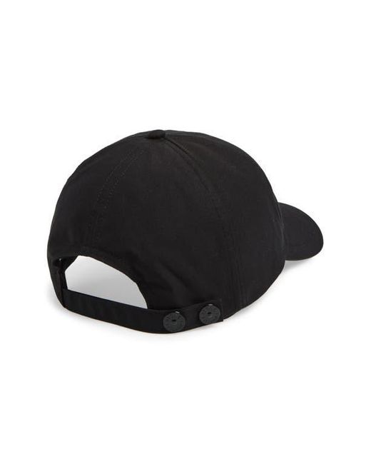 Stone Island Black Ghost Compass Logo Patch Baseball Cap for men